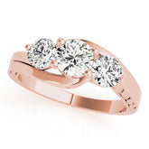 Engagement Rings 3 Stone Round - TN82951